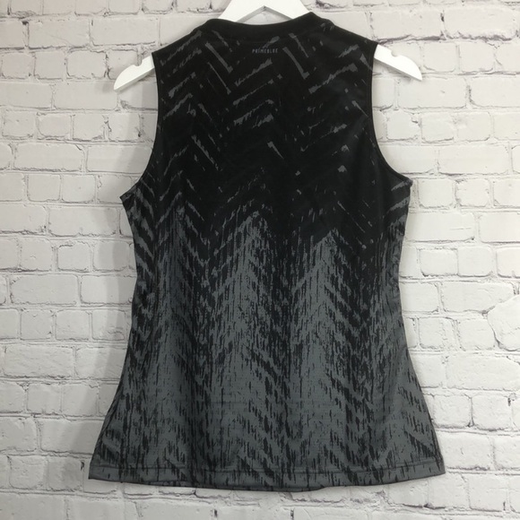Adidas Black Fitted Graphic Tank Top - Picture 3 of 10